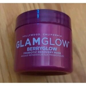 GLAMGLOW BERRYGLOW Probiotic Recovery Face‎ Mask NEW 2.5oz / 75ml No Box MSRP$49